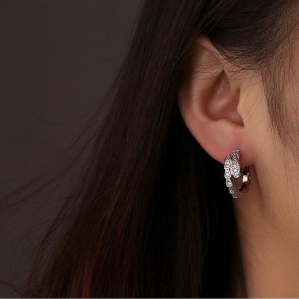 BVLGARI Silver Earrings - Picture 7 of 7